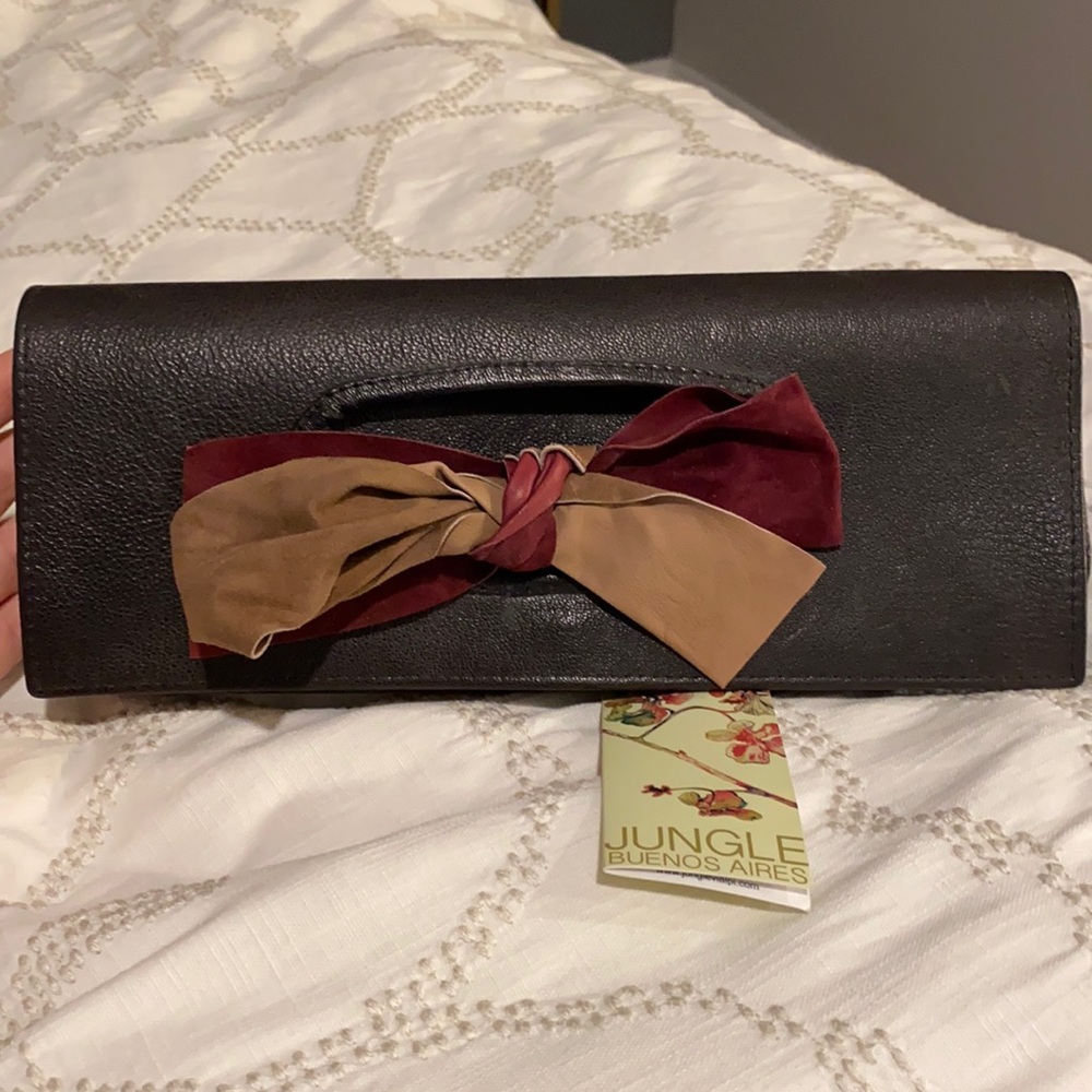 Argentinean Leather clutch - great for holiday!